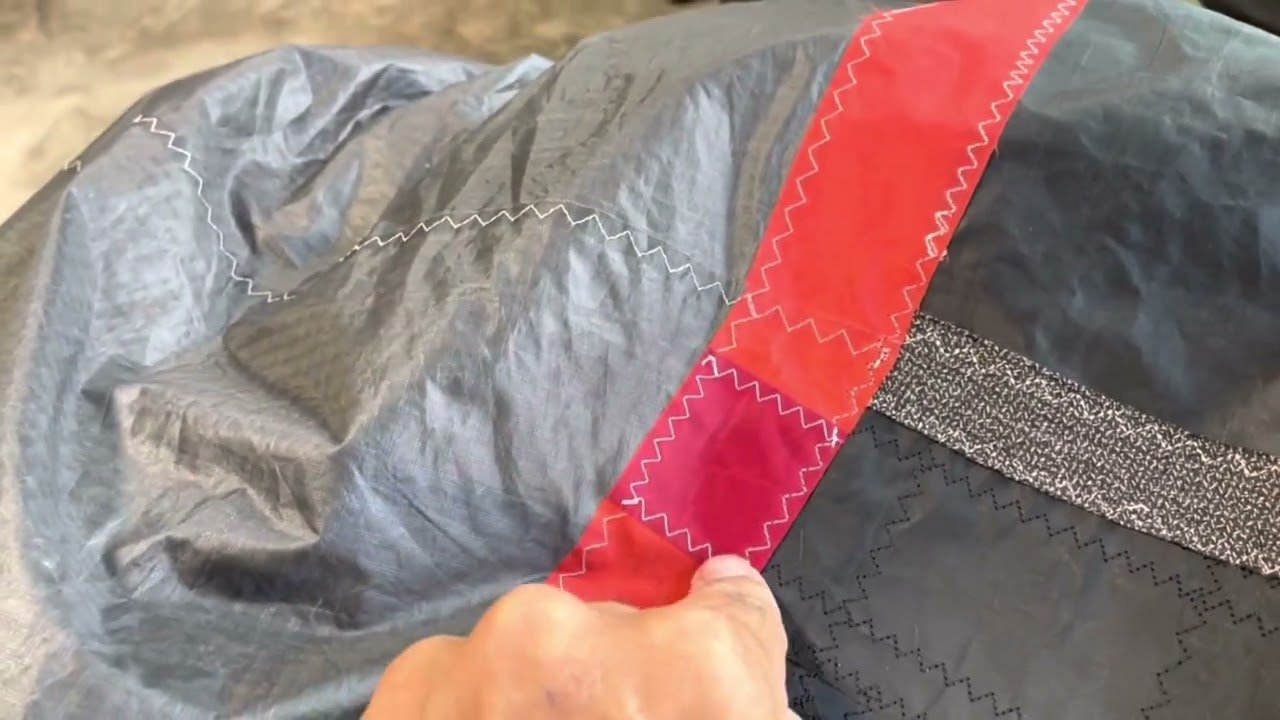 Fixing a major wing or kite blowout