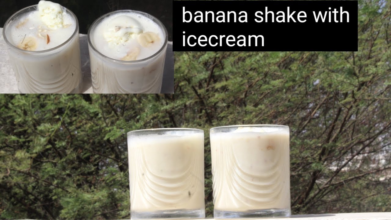banana shake with icecream बनाने की गजब ट्रिक कोई नही बताएगा how to make banana shake with ice cream