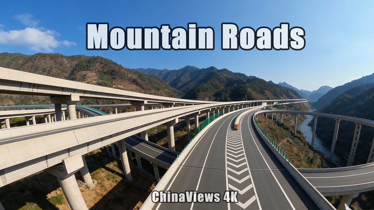 Anhui to Zhejiang Mountain Highway|Most Beautiful Villages&RiversTunnels&Bridges#ruralchina