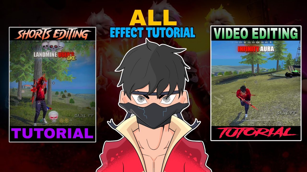 Free Fire Shorts Camara Shake Effect & A-Z Video Editing Tutorial ⚙️ Like @Sajalff16  🤯✅