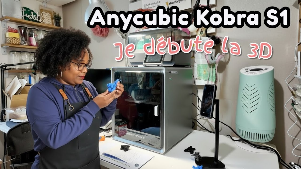 ANYCUBIC Kobra S1 - TEST COMPLET, mon avis de débutante et retours honnêtes