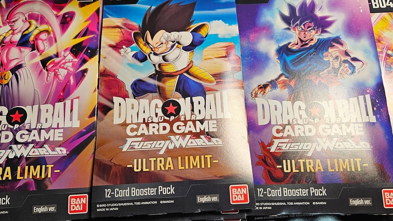 Dragonball Super Card Game Fusion World Ultra Limit Booster Pack Opening (x50)