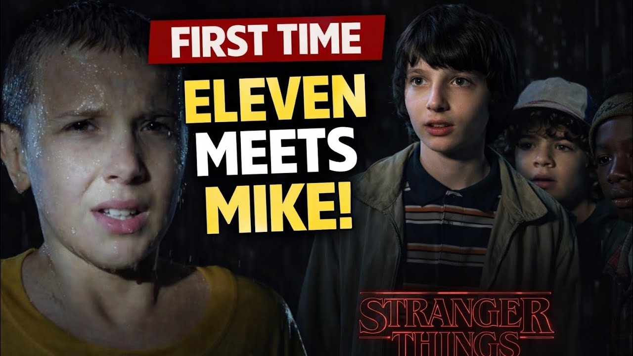 ELEVEN MEETS MIKE & HIS FRIENDS | FIRST MEETING SCENE | STRANGER THINGS