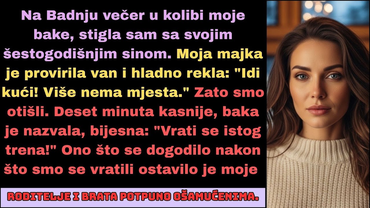 Izbačena na Badnjak — ono što je moja baka učinila ostavilo je sve prisutne potpuno bez riječi...
