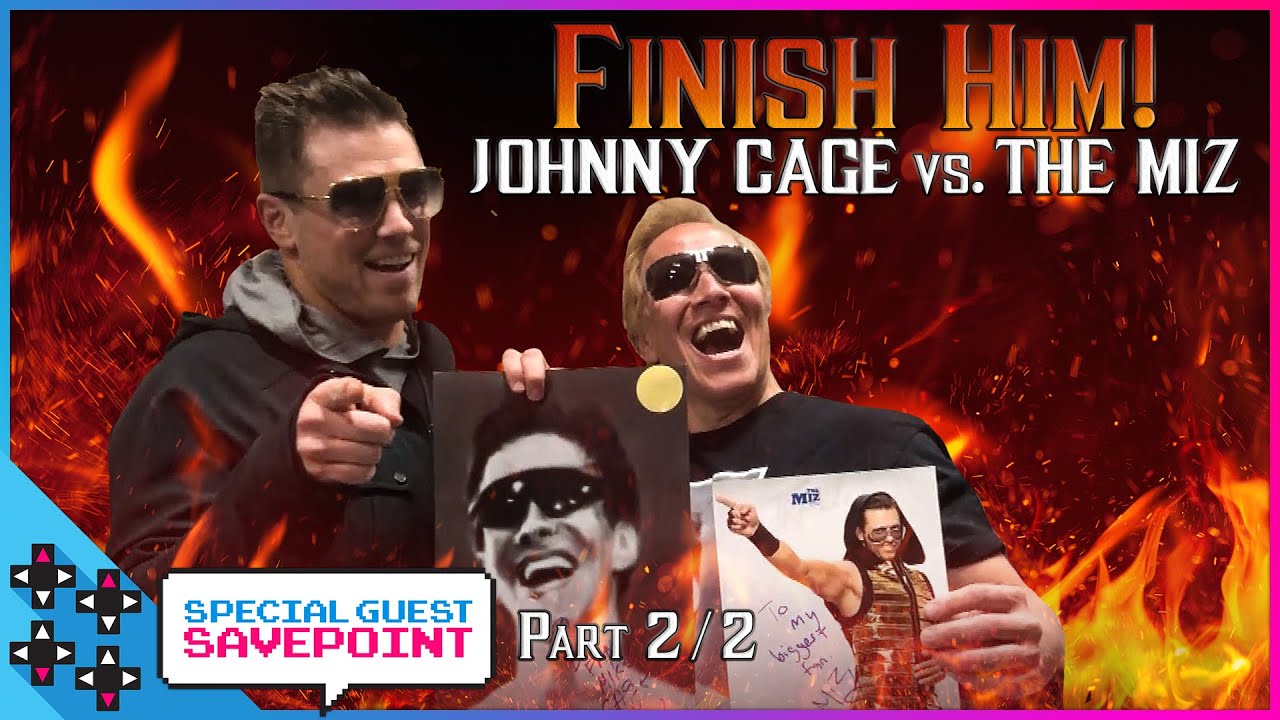 THE MIZ vs. MORTAL KOMBAT’s JOHNNY CAGE!!! Round 2 - Special Guest Savepoint