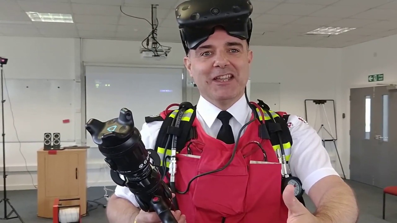 UK Fire Service College demonstrates FLAIM Trainer