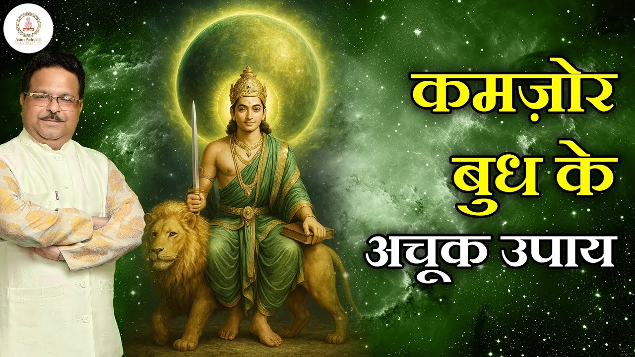 कमजोर बुध के अचूक उपाय | Weak Mercury Remedies for Sharp Mind & Business Success | Astro Pathshala