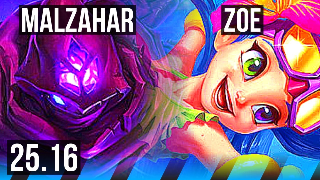MALZAHAR vs ZOE (MID) | KR Master | 25.16