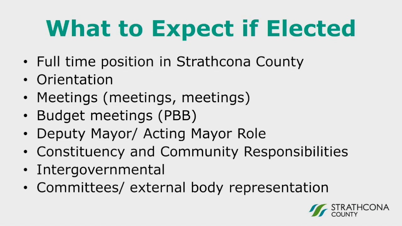 What to Expect if Elected