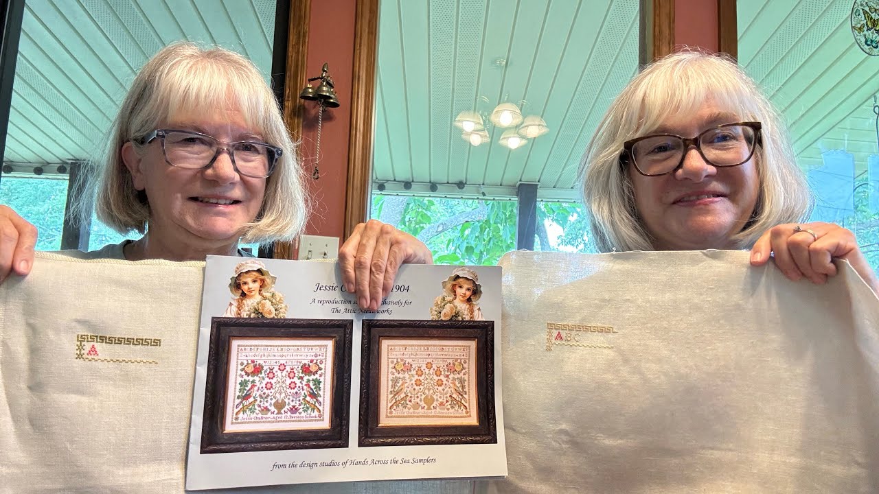 August 1, 2025 Flosstube #112 Summer Stitching and progress on WIPs