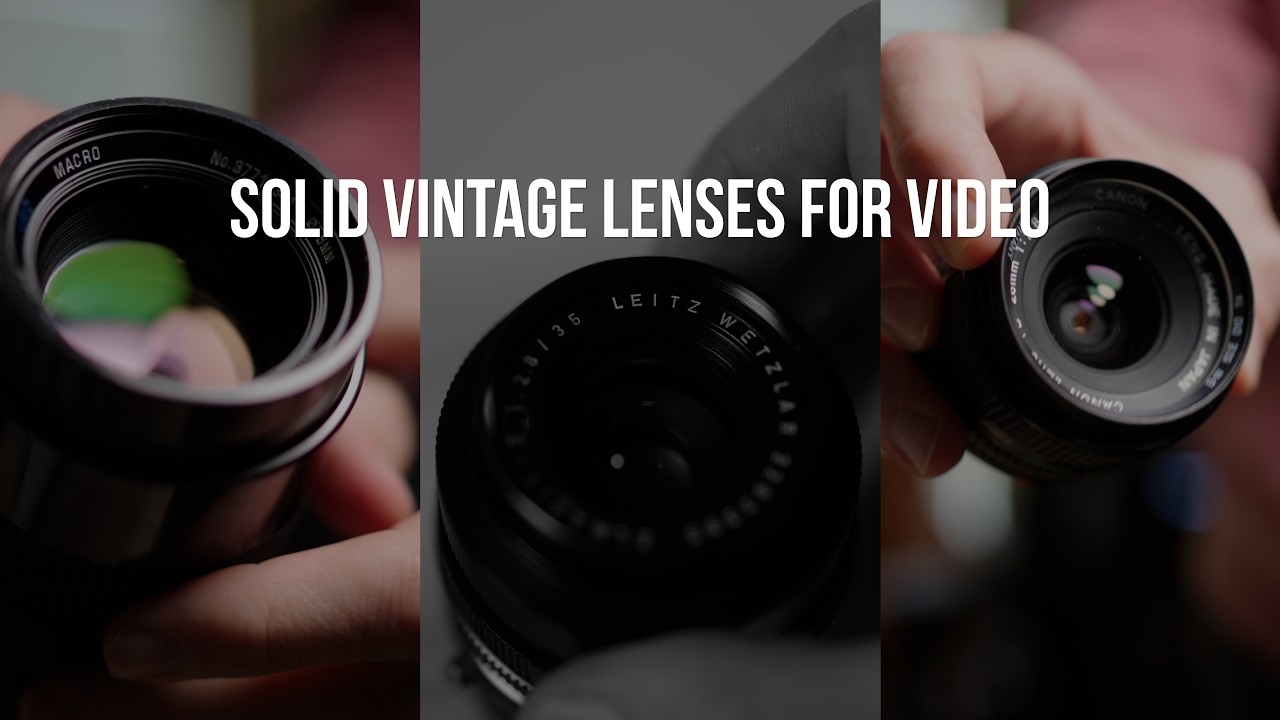 These Vintage Lenses are GREAT for Video
