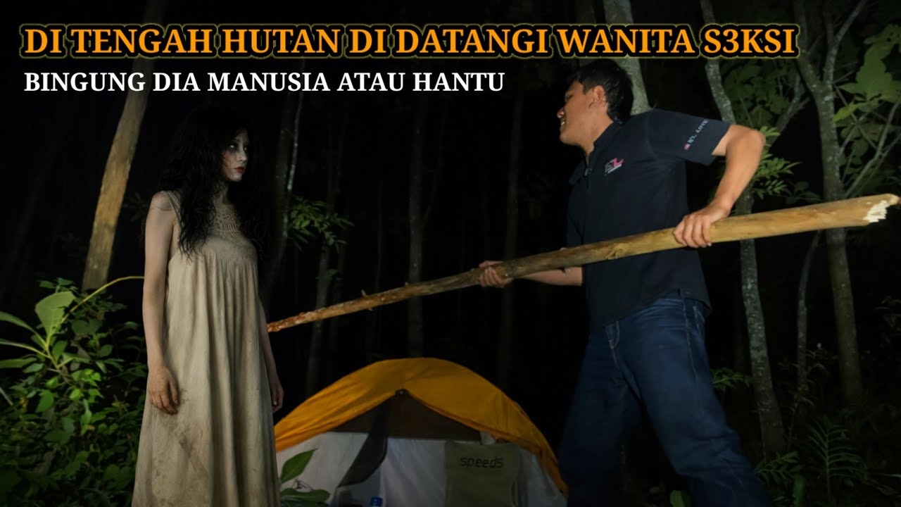 CAMPING HOROR: PENAMPAKAN WANITA PUCAT DI KUBURAN MASAL TENGAH HUTAN JATI