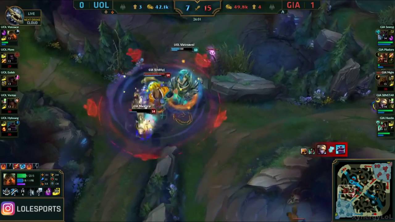 UoL vs Giants - Ezreal Pentakill - League of Legends