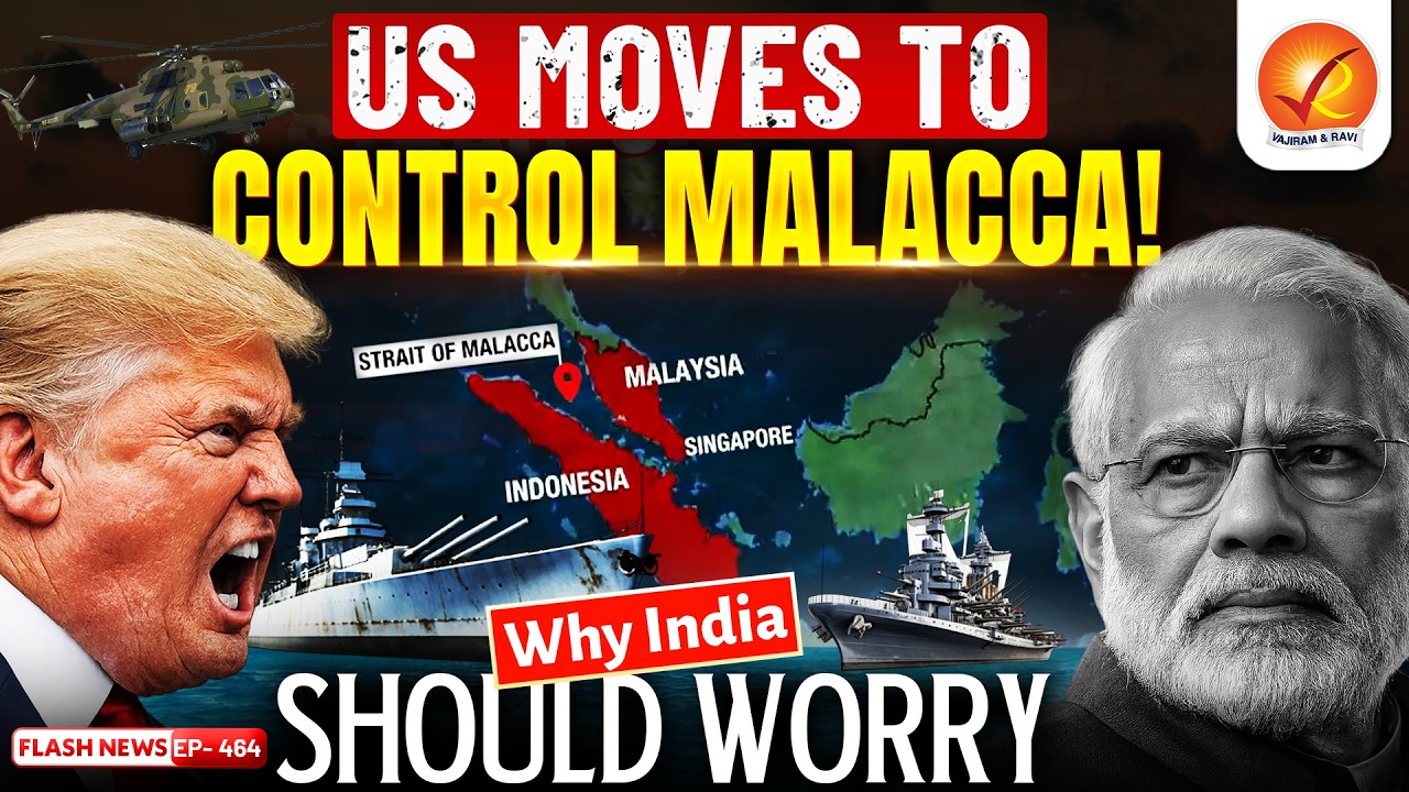 US Moves to Control Straits of Malacca | Why India Should Worry? | Vajiram and Ravi
