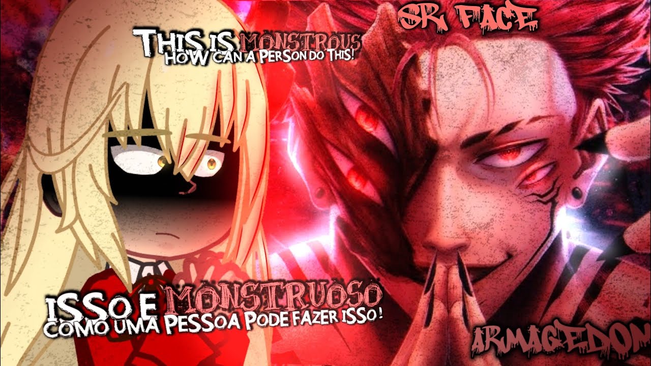 The Extra's Academy Survival Guide React ♪ Sukuna | ARMAGEDOM | Ed As Sukuna / Au | BR / ENG |