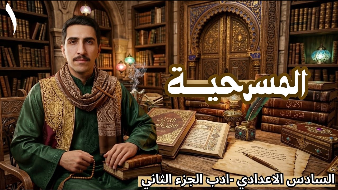 المسرحية الشعرية || ادب الجزء الثاني السادس الاعدادي 