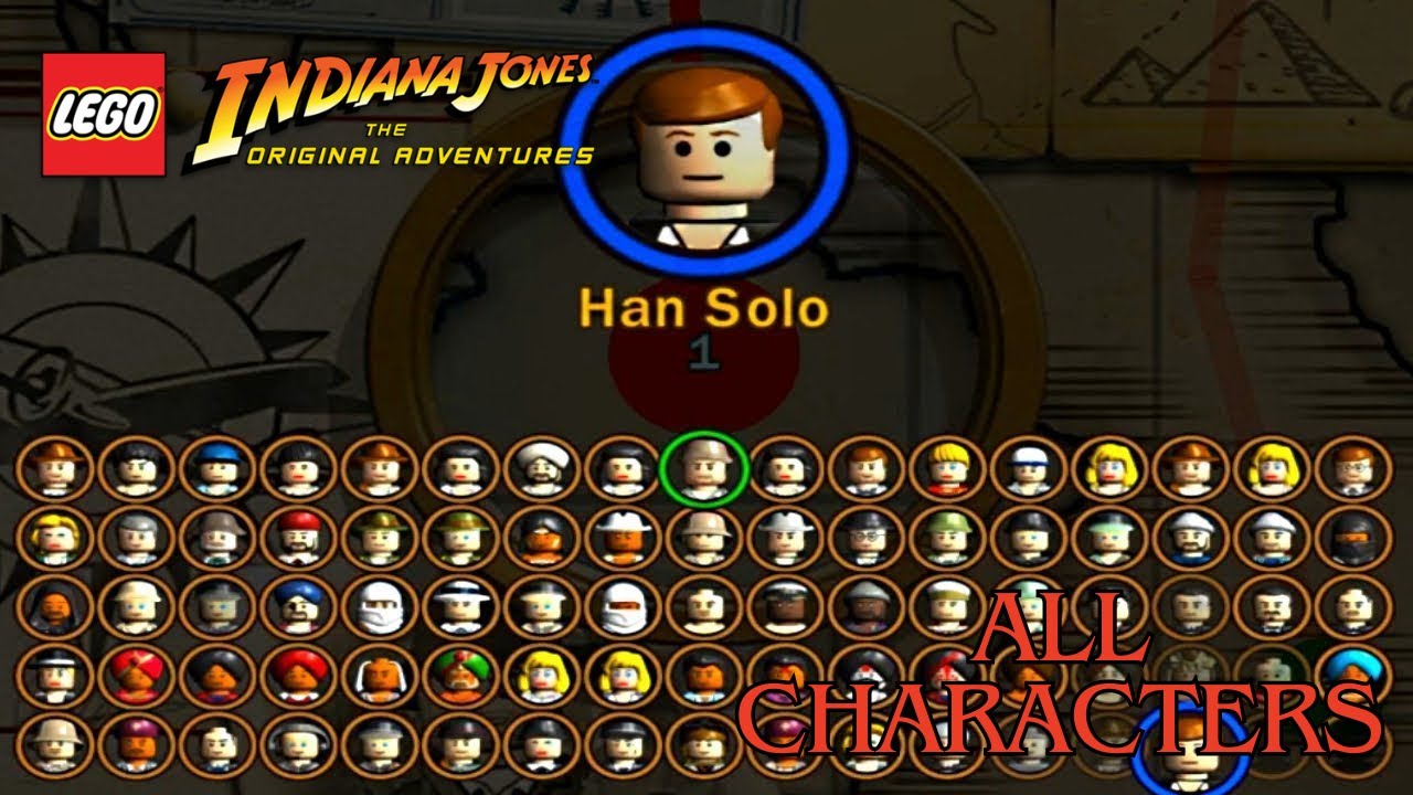 Lego Indiana Jones - Desbloqueando todos os personagens e extras