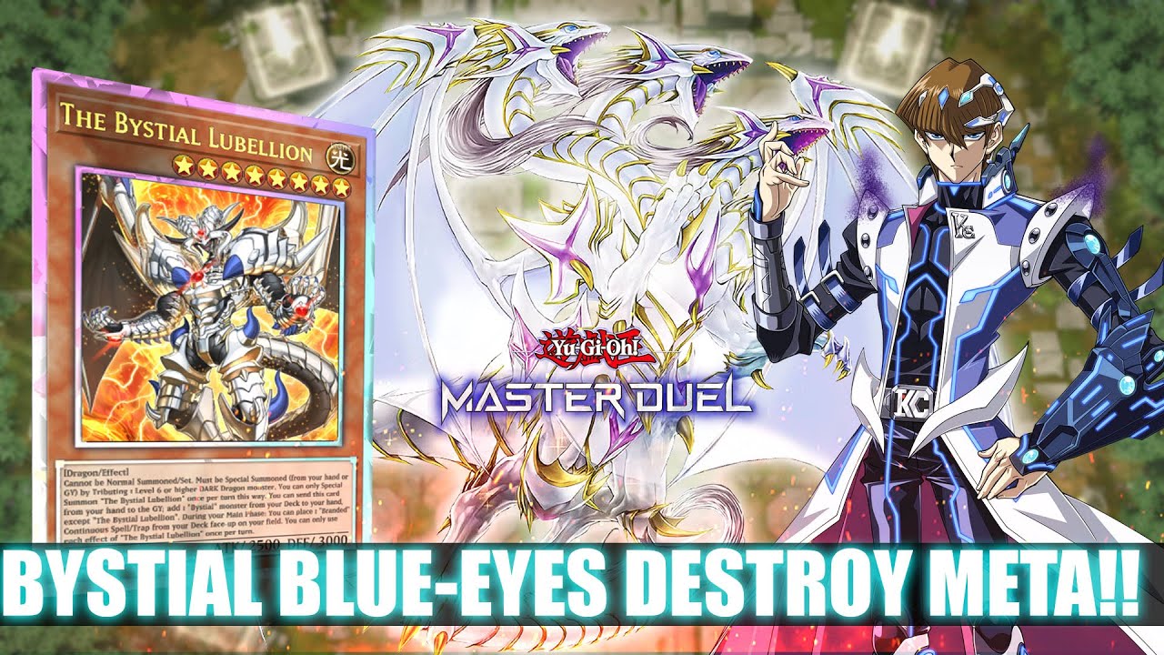 NEW BLUE-EYES BYSTIAL COMBO SYNCRO! DESTROYING BRANDED!  (Yu-Gi-Oh Master Duel Simulator)