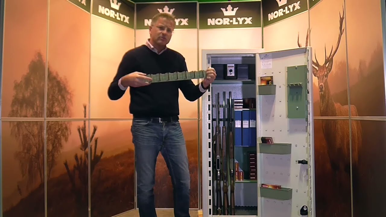 Vapenskåp Jubileumspaket HL1000 nyckellås för 8-16 vapen från NOR-LYX (Norlyx) SS3492