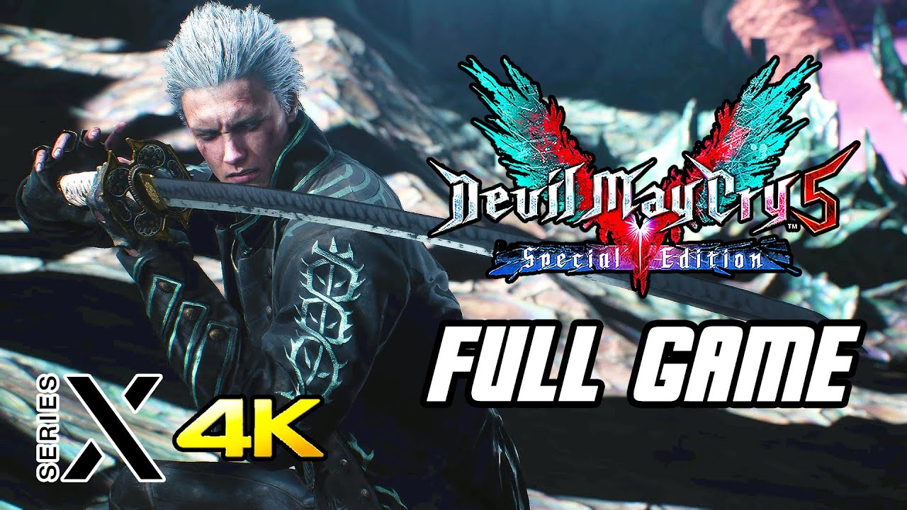 Devil May Cry 5: Special Edition - Vergil Gameplay Walkthrough Full Game (Xbox Series X, 4K)