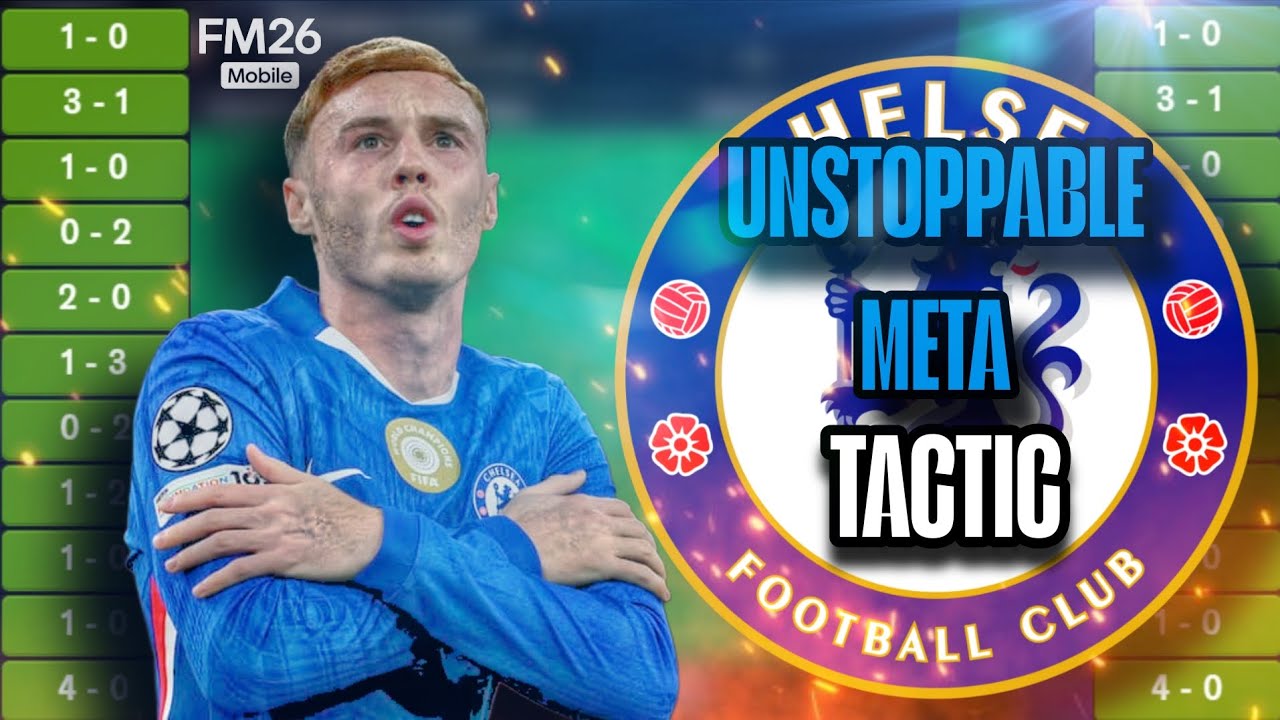 FM26 Mobile Broken Meta Tactic | Best FM26 Mobile Tactics