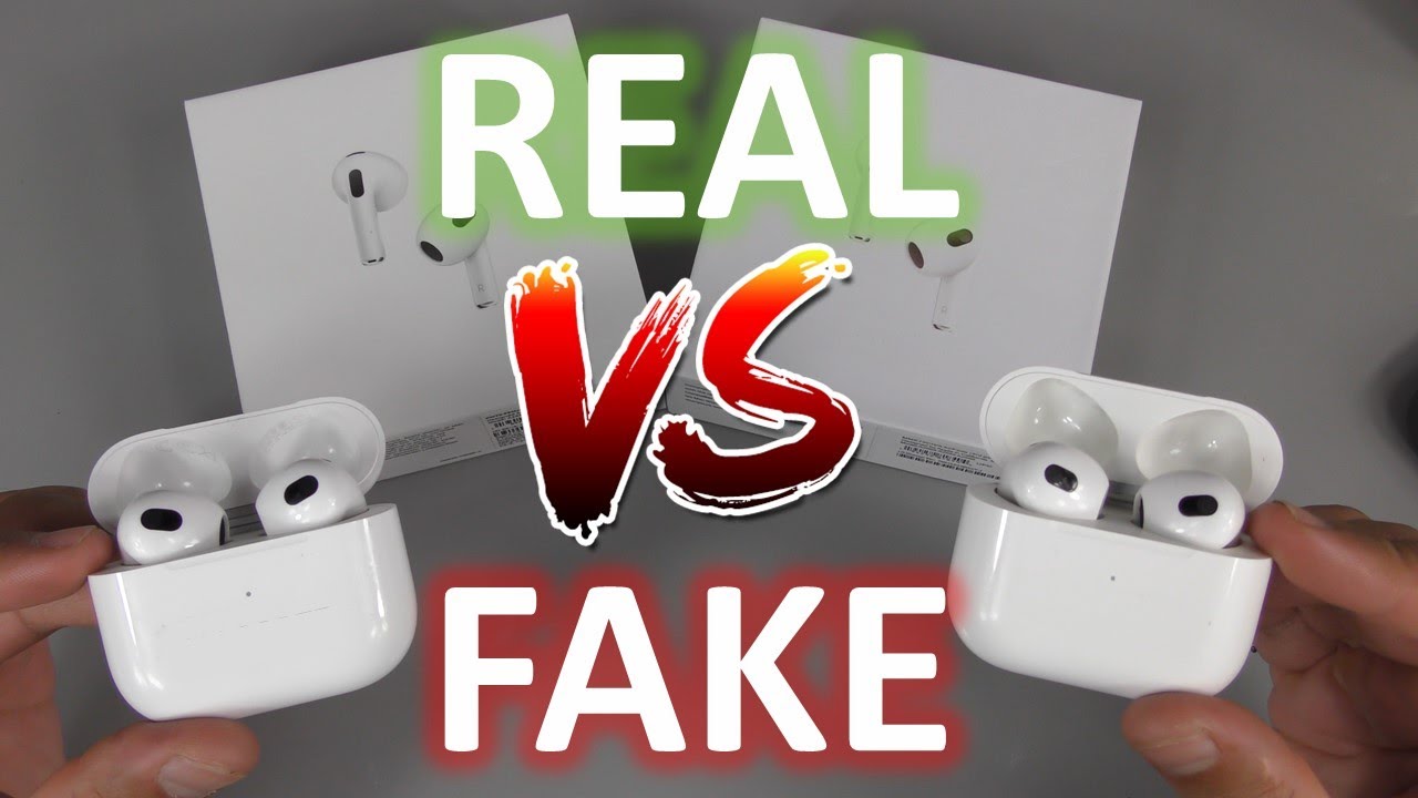 HOW TO SPOT A FAKE: Real Airpods 3 VS FAKE Airpods 3: WAtch This Video So You DONT GET SCAMMED!!
