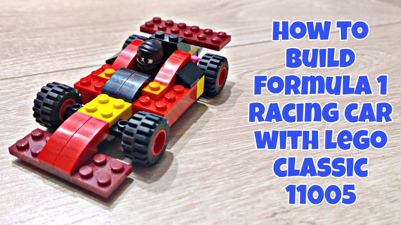 FORMULA ONE Racing Car from Lego Classic 11005. Easy tutorial !