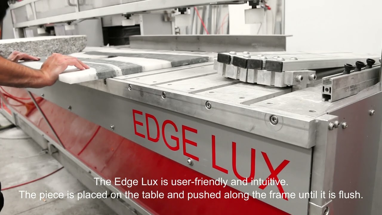 Helios Edge Lux - edge polisher #cnc #porcelain #countertop #marble #stone