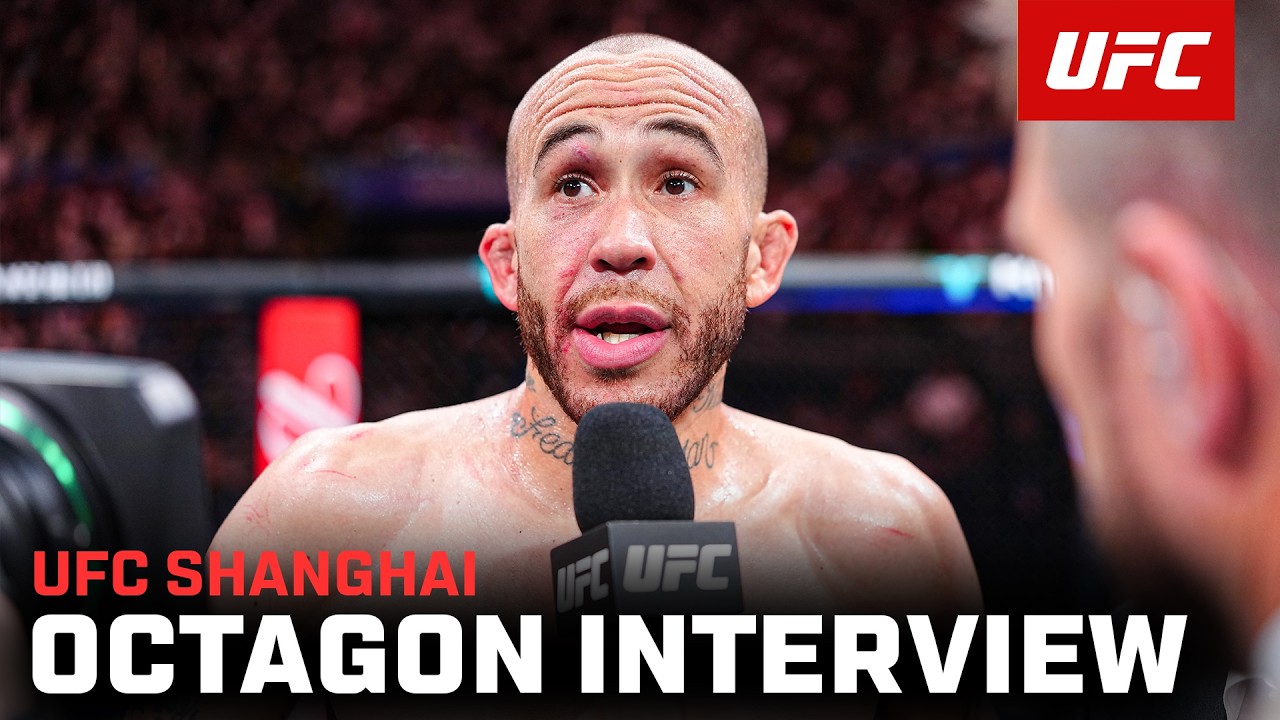 Интервью с Шоном Вудсоном в октагоне | UFC Шанхай
