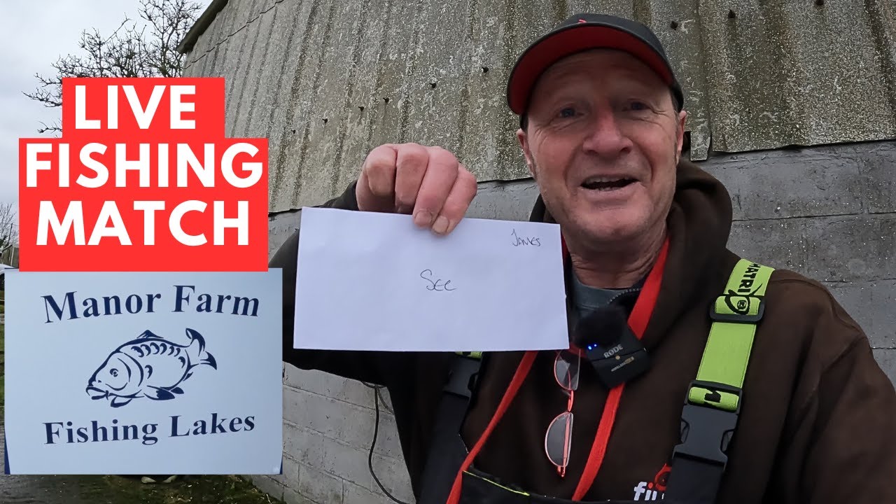 Live Fishing Match Manor Farm Swilland     ip6 9lb  #matchfishinguk