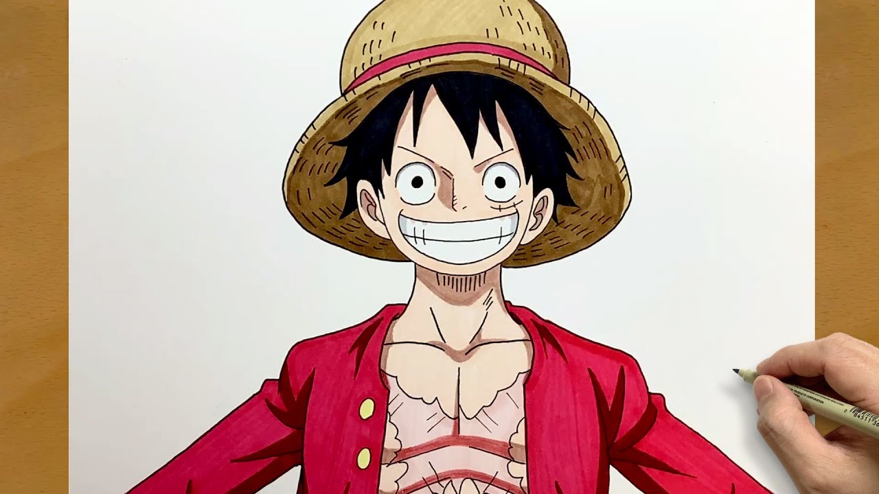 How to Draw Monkey D. Luffy || Easy Step-by-Step Anime Art || One Piece Sketch