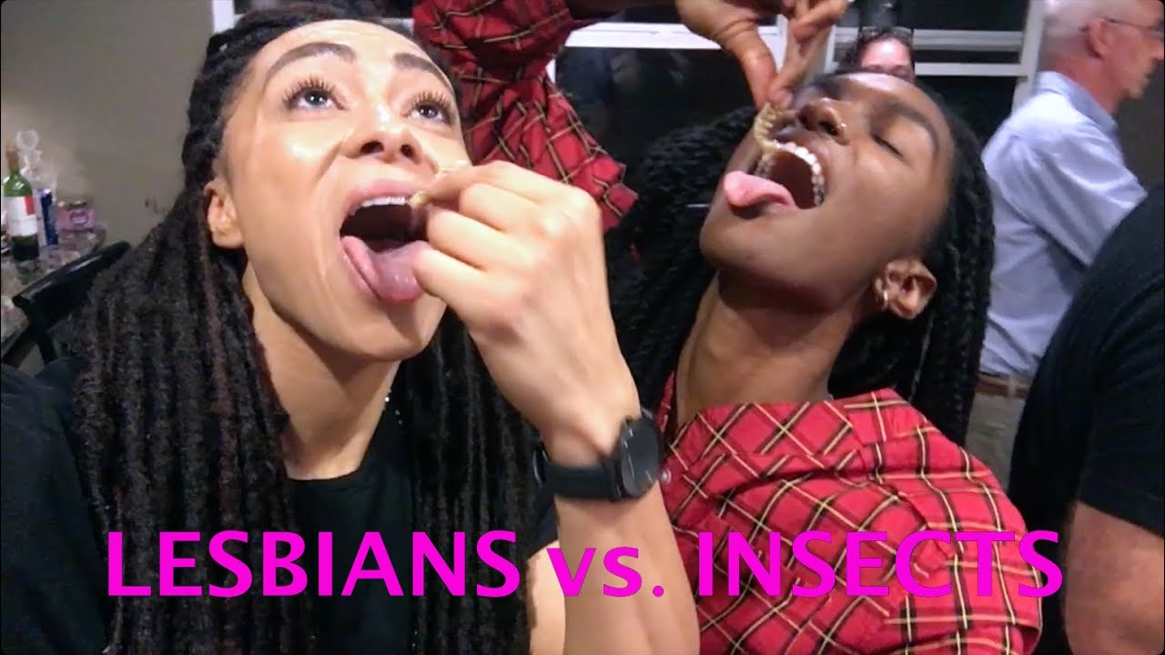 WE ATE BUGS!!!!  (LESBIANS vs INSECTS)