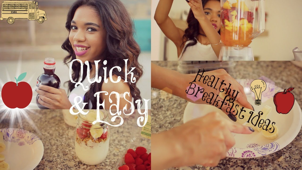 Easy & Fast Breakfast ideas for School!! | Tealaxx2