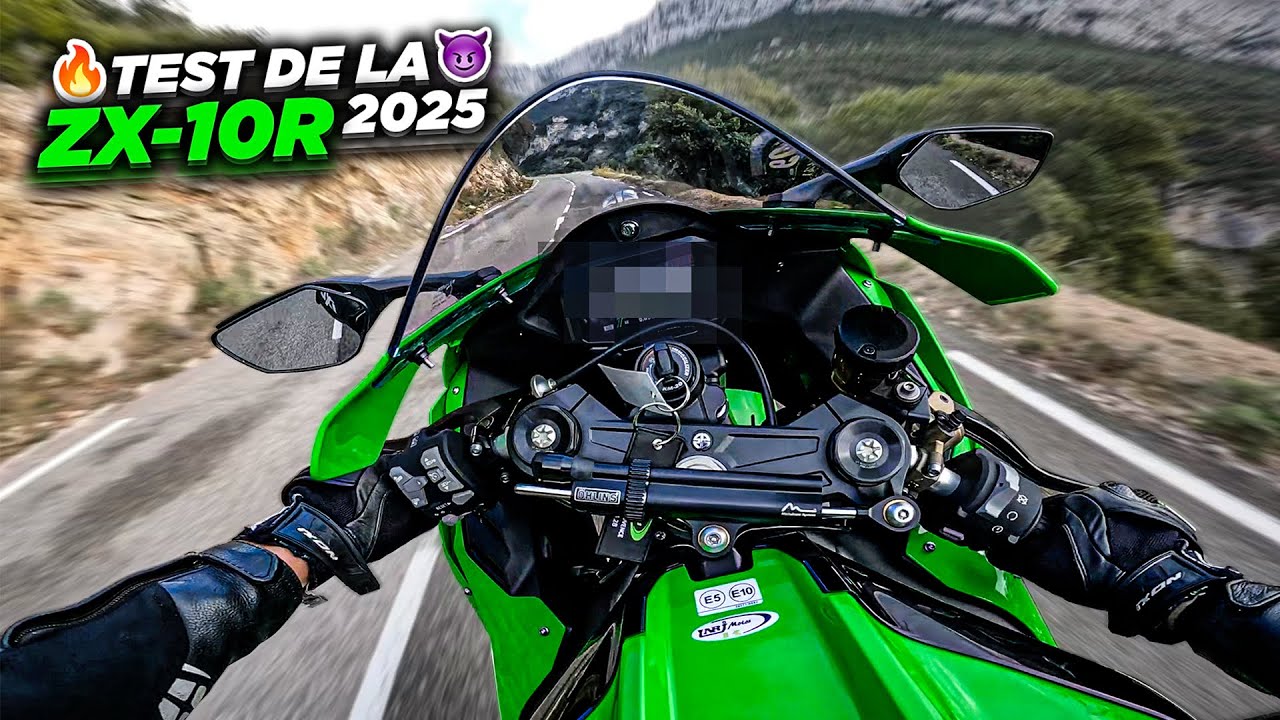 TEST DE LA ZX-10R 2025 😈🔥 MISSILE DE 203 CV