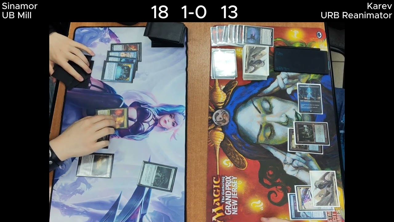[MTG Modern] Round 3: UBR Reanimator vs UB Mill