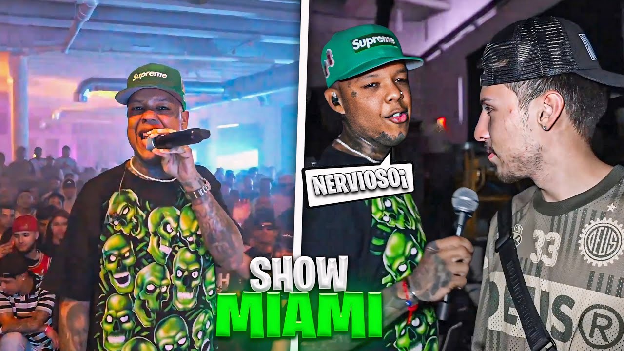 ASI SE VIVE UN SHOW DE AKAPELLAH EN MIAMI 🔥🔥 LA GENTE SE VUELVE LOCA | Samulx