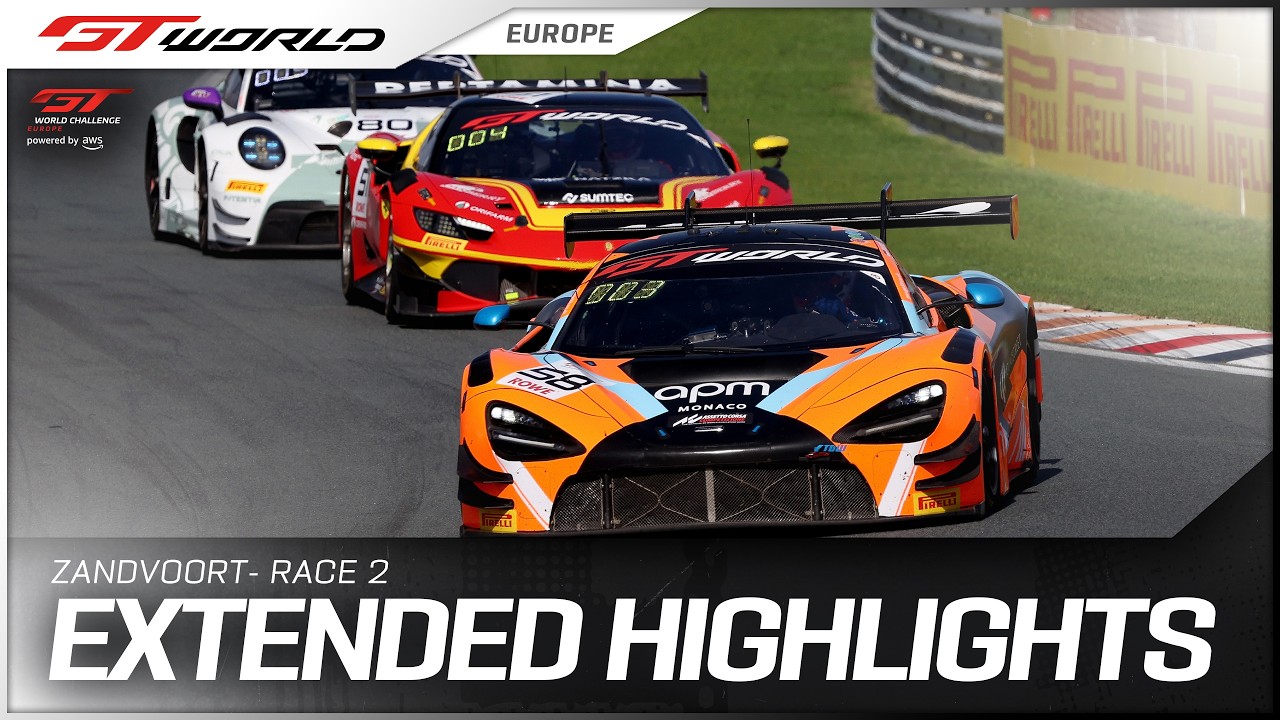 Extended Highlights | Race 2 | Zandvoort | GT World Challenge pwd by AWS