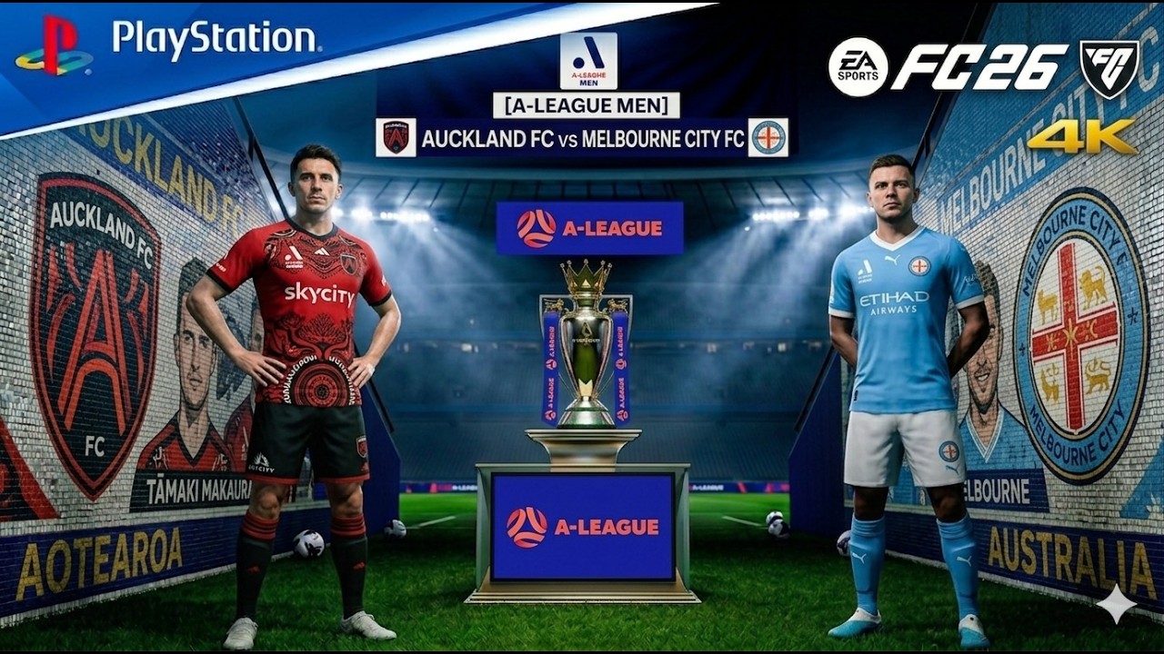 FC 26 - Auckland FC vs Melbourne City FC - Australian A-Legue | PS5 Pro [4K60]