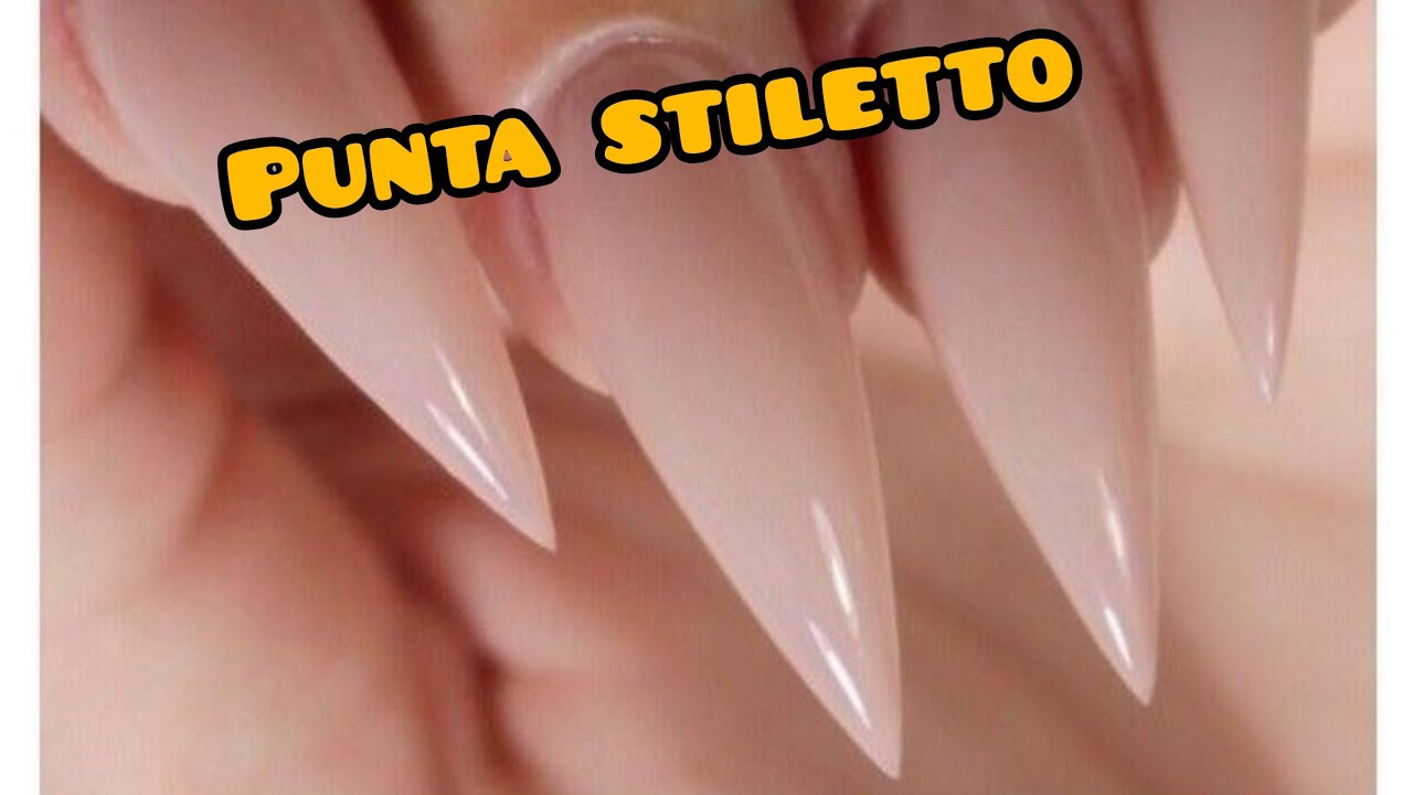 Cómo Hacer  PUNTA STILETTO con Tip Cuadrado / Facil