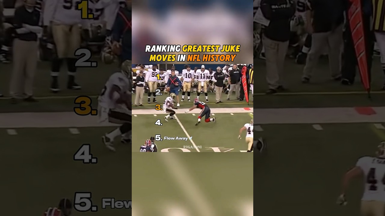 Ranking Greatest Juke Moves in NFL History #ranking #foryou #football #nfl #funny #anklebreakers