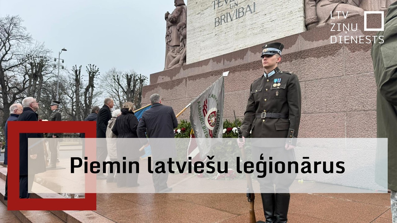 Piemin Otrajā pasaules karā kritušos latviešu leģionārus