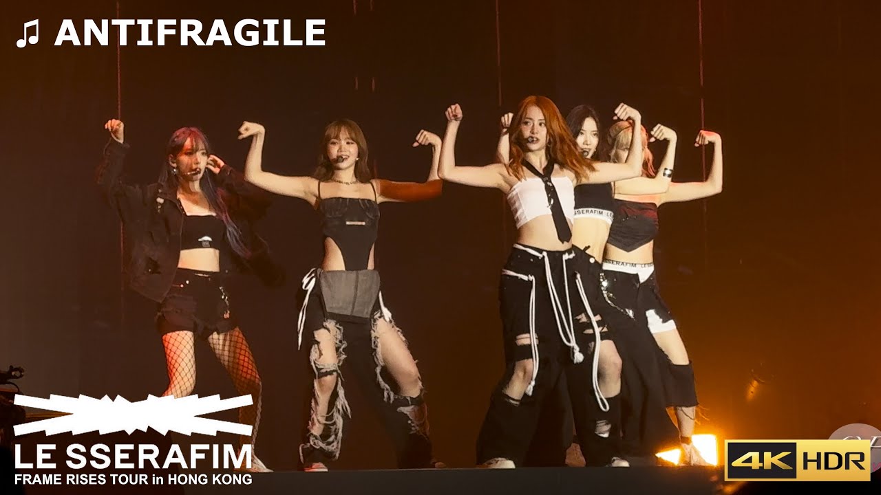 [4K] ANTIFRAGILE - 르세라핌 LE SSERAFIM 'FRAME RISES' Concert | Hong Kong | 230930