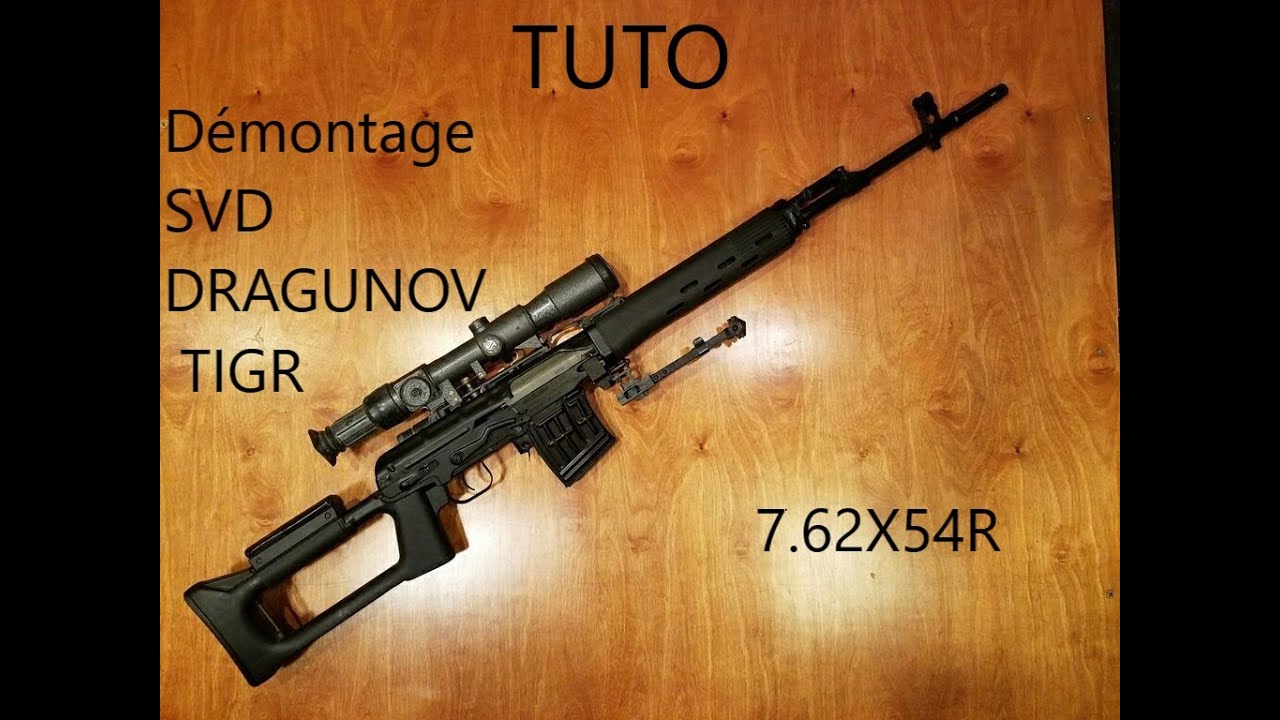 Démontage SVD Dragunov TIGR pour l'entretient (7.62x54r)