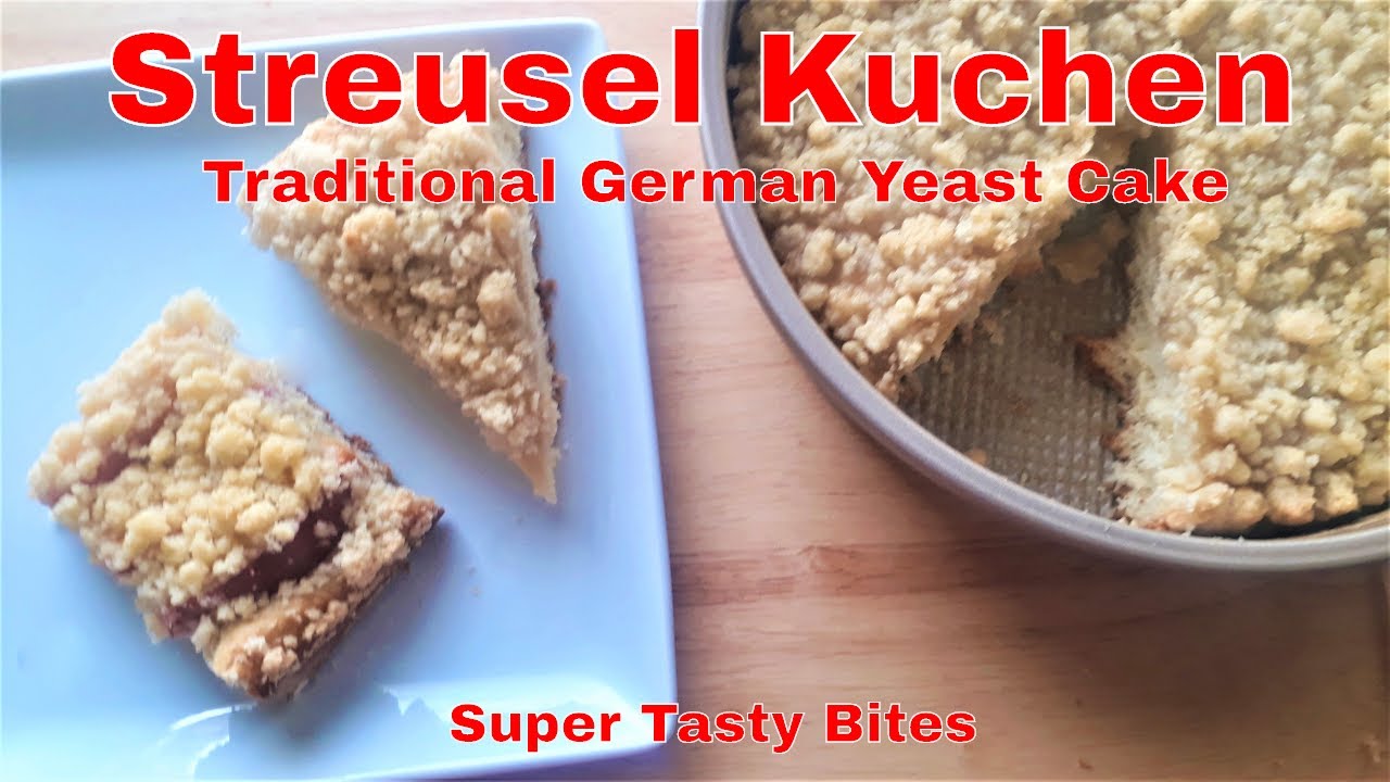 Streusel Kuchen Recipe - German Yeast Cake with Crumb Topping!