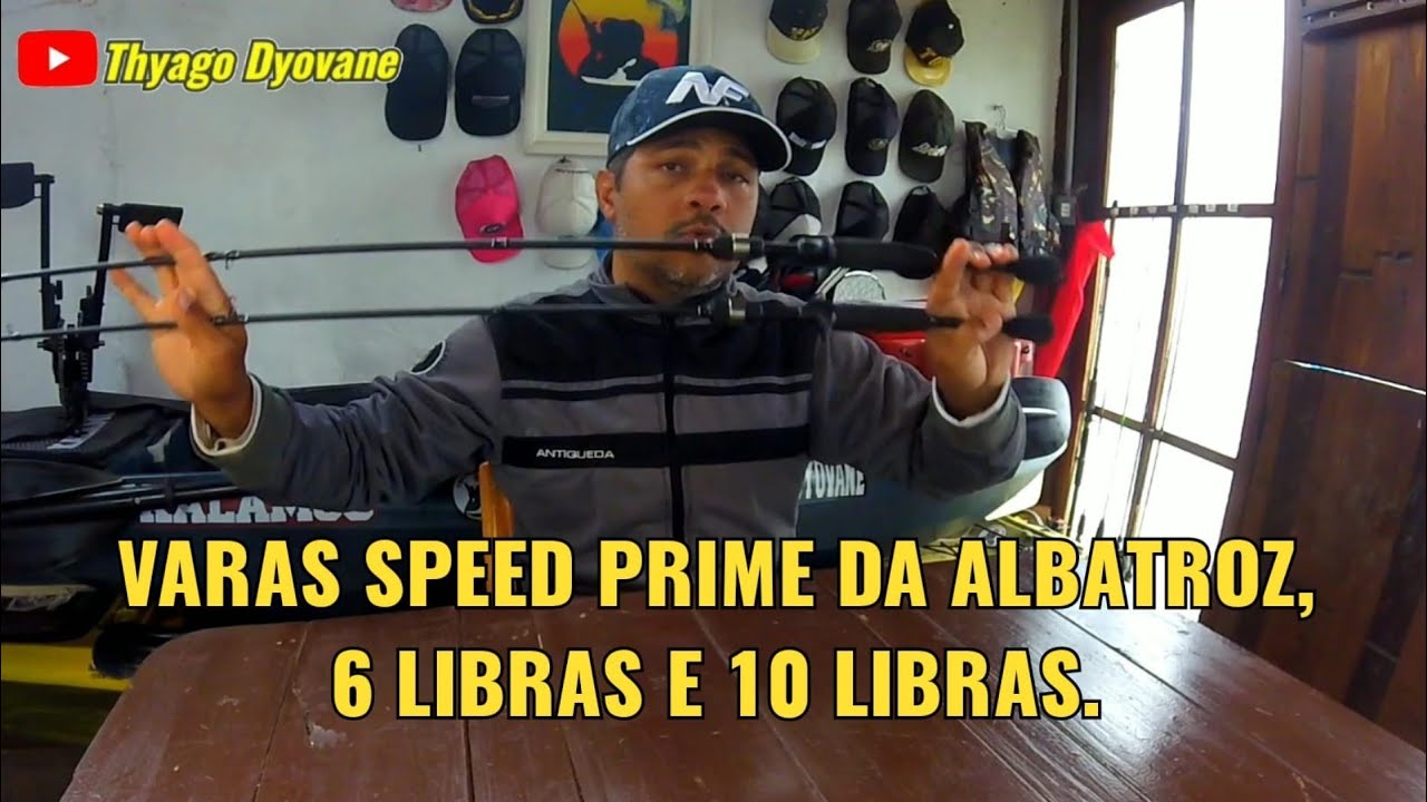 VARAS SPEED PRIME DA ALBATROZ, 6 LIBRAS E 10 LIBRAS.