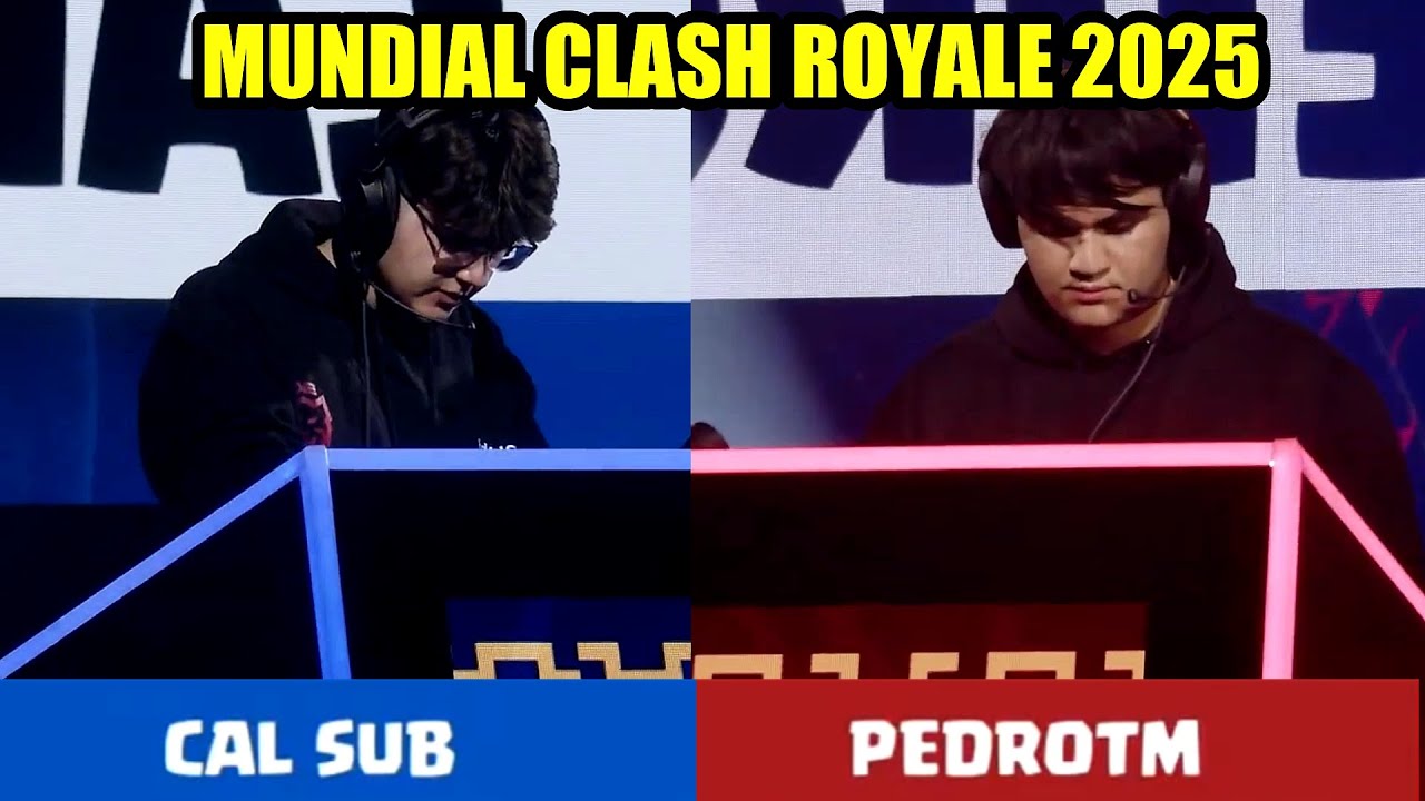 SUB TM VS PEDRO TM - MUNDIAL CLASH ROYALE LEAGUE 2025