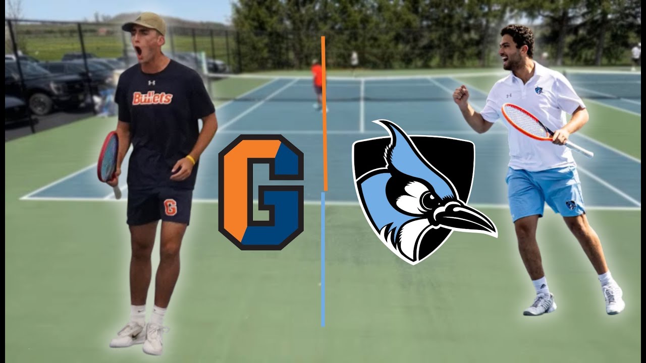 Tyler Blanz (Gettysburg) vs Marco Azar (Johns Hopkins)! Conference Match 9.39 UTR vs 10.94 UTR!