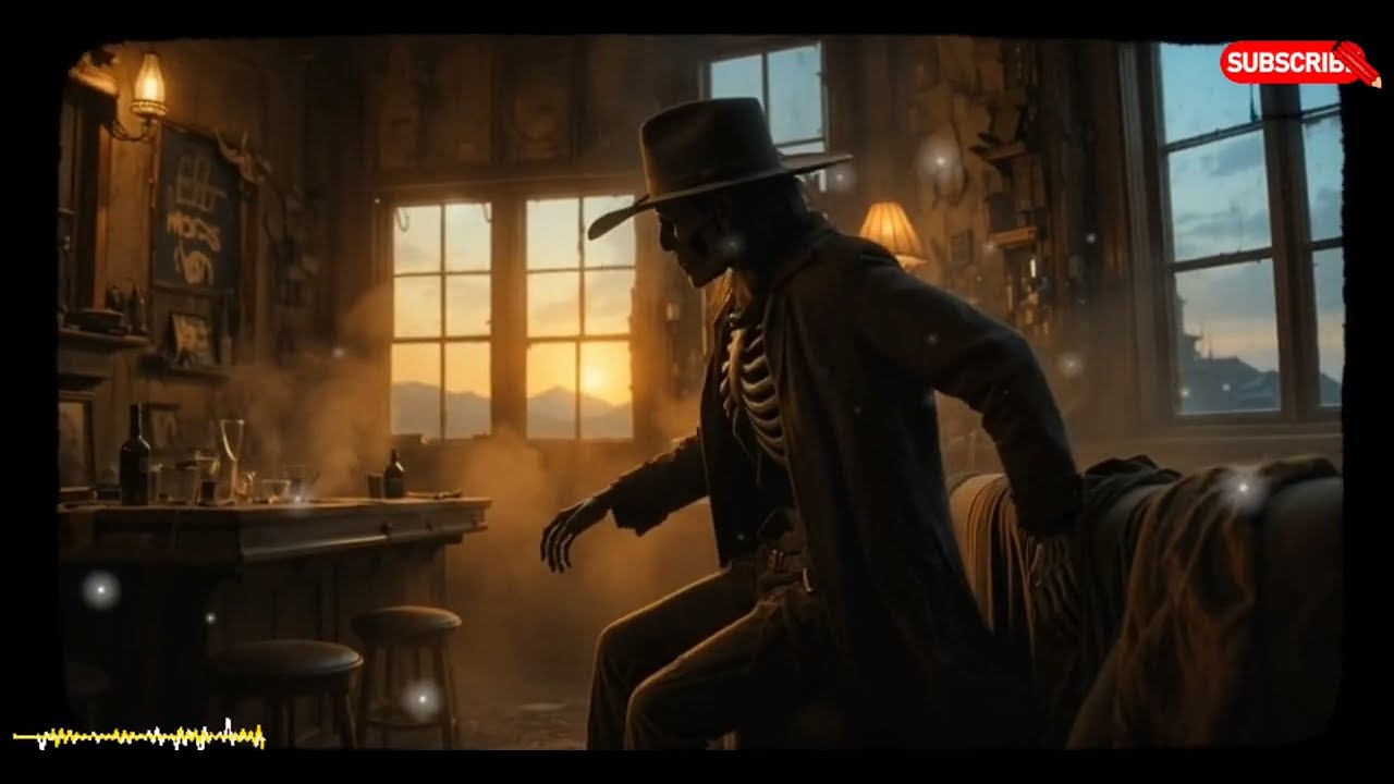 DARK COUNTRY SKULL | Bones, Dust & Dark Country Soul at Midnight #DarkCountryMusic #WesternGothic