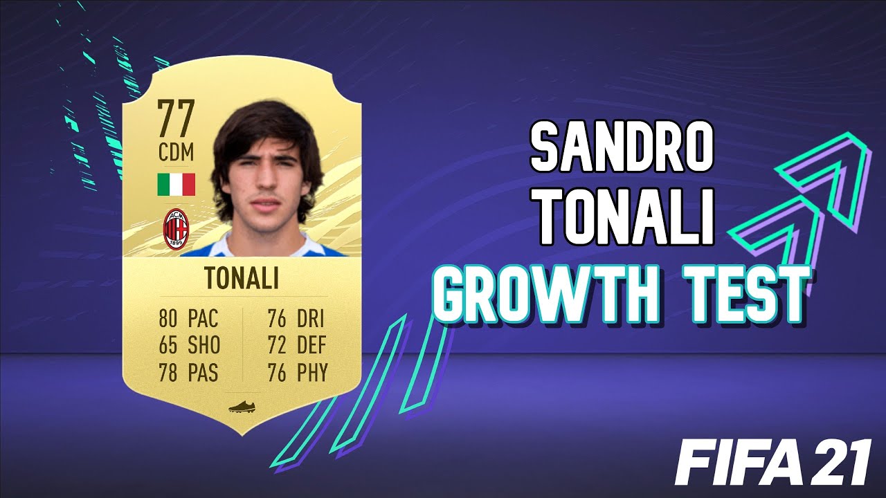 Sandro Tonali Growth Test! FIFA 21 Career Mode