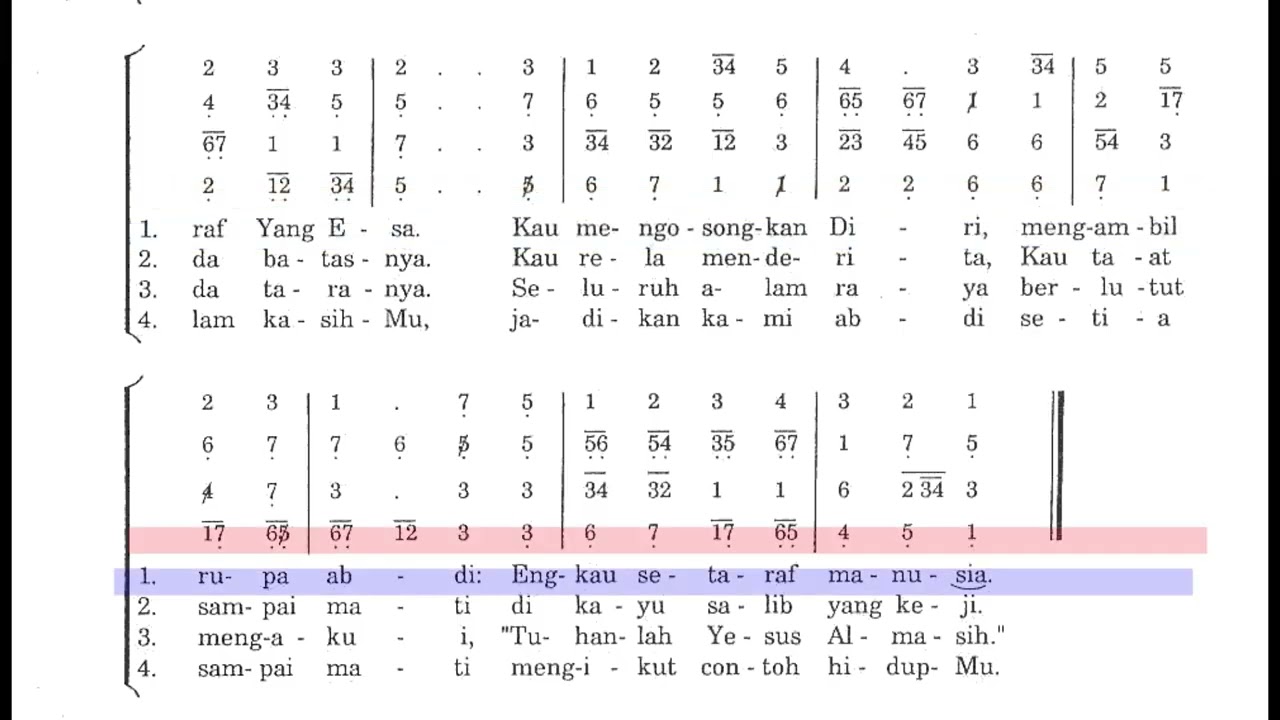 Bass PS 483a O Yesus Putra Bapa